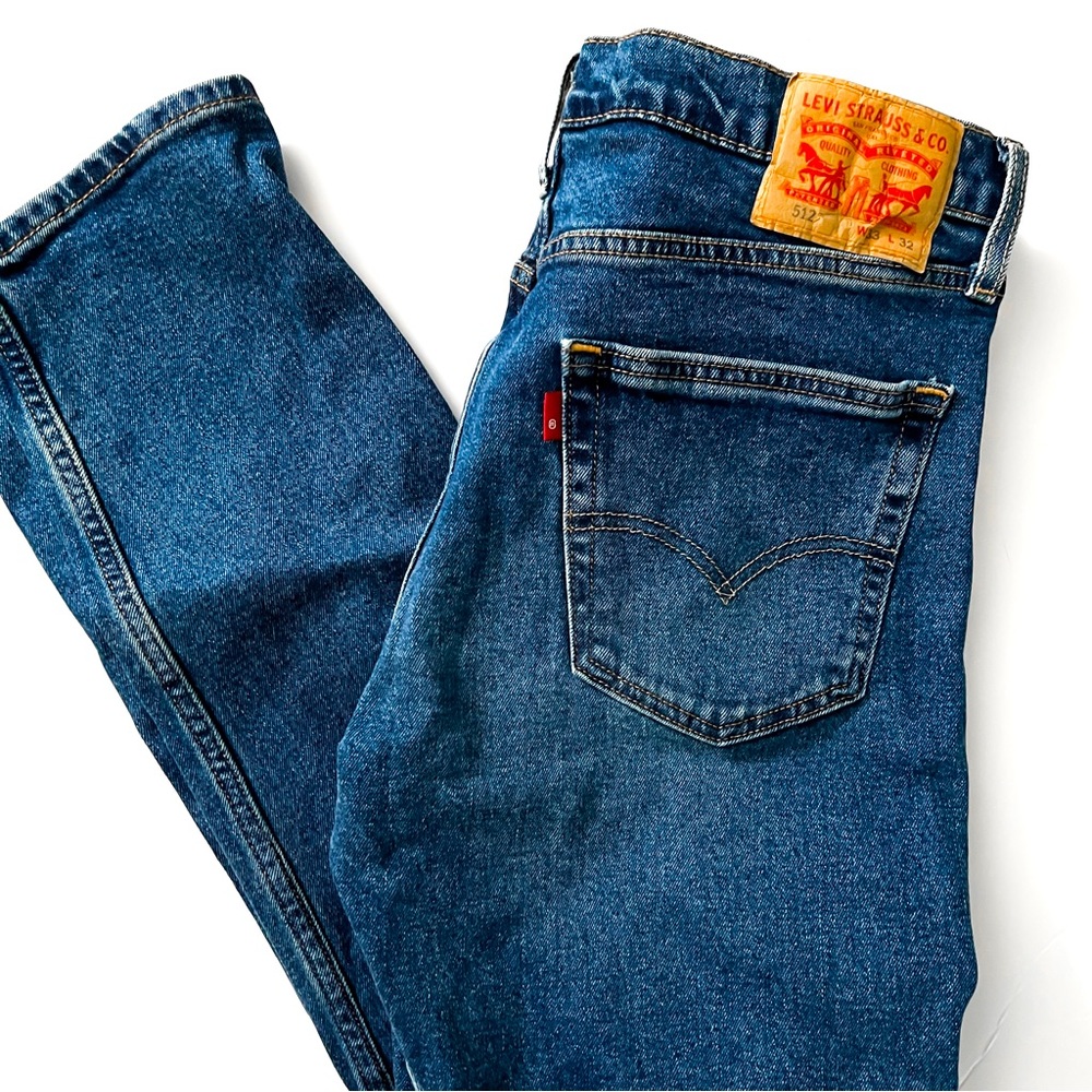 Men’s Levi’s 512 Denim Jeans W33 L32 Slim Leg